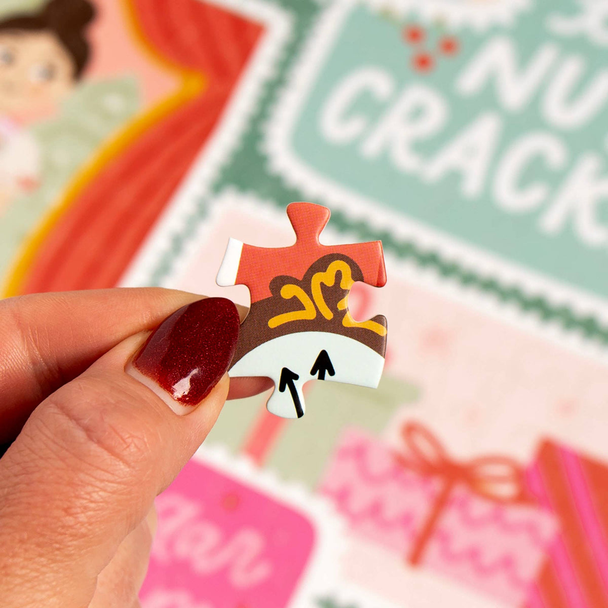 Nutcracker Ballet Stamps - 500 Piece Christmas Jigsaw Puzzle