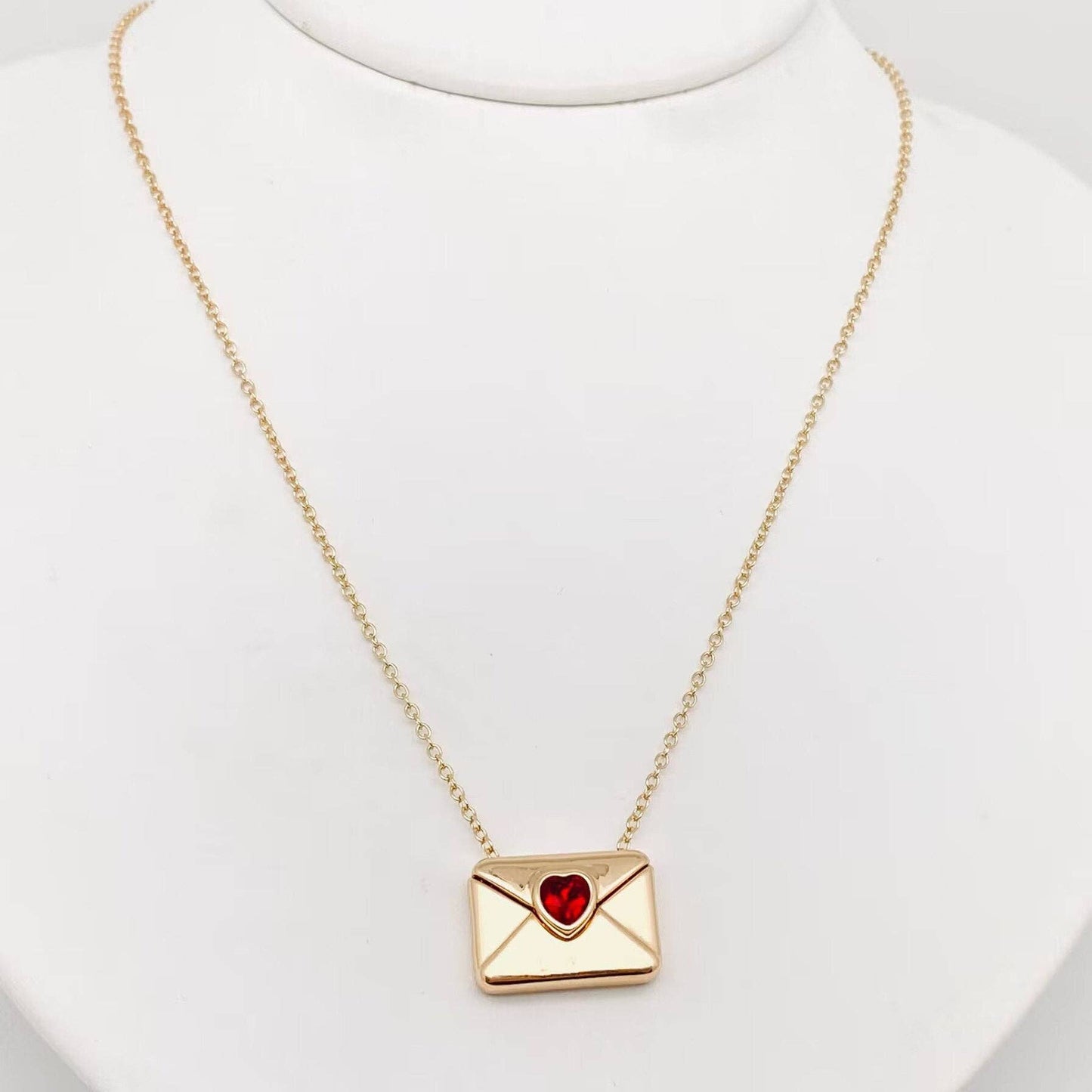 Heart Envelope Necklace