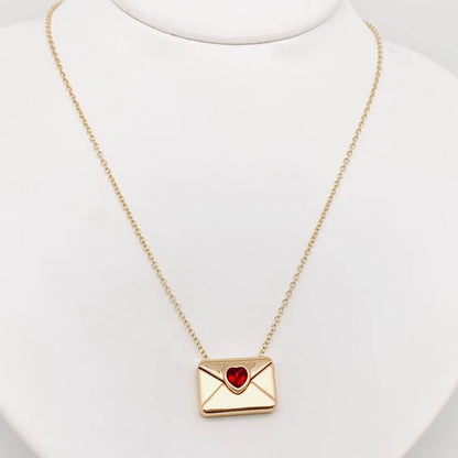 Heart Envelope Necklace