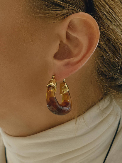 Arlowe Resin Hoops
