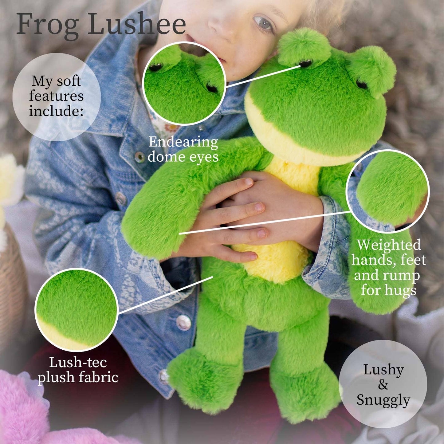 Classic Green Frog Plush Toy