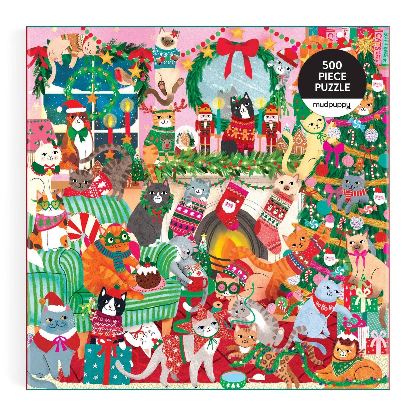 Merry Catmas! 500 Piece Family Puzzle