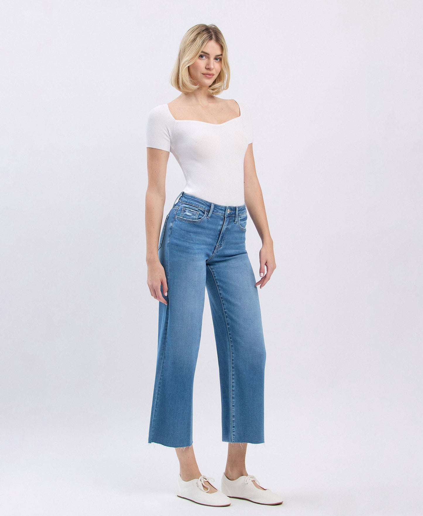 Aileeah Slim Wide Jeans