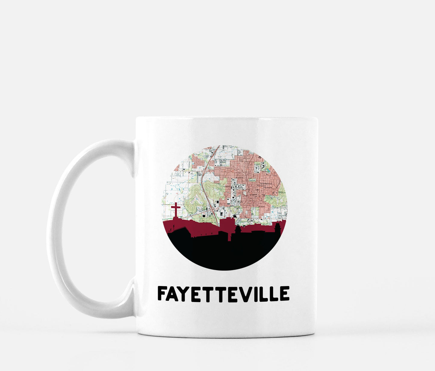 Fayetteville City Skyline Mug