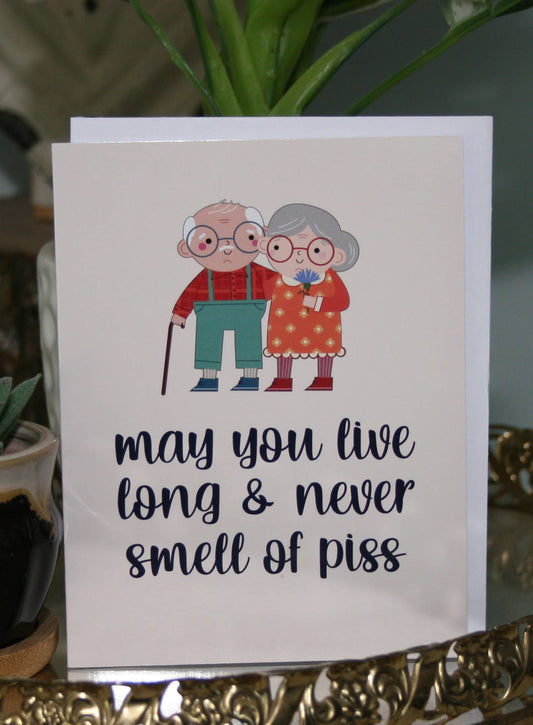 Smell of Piss Greeting Card