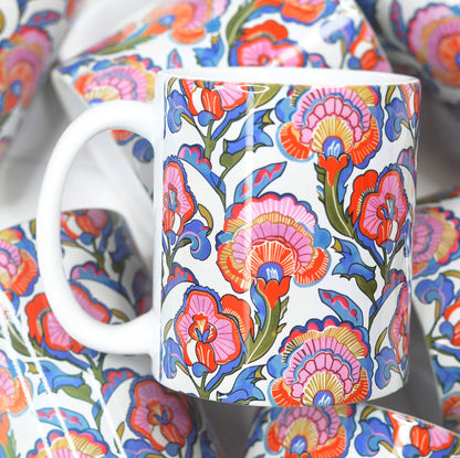 Spring Floral Ceramic Mugs
