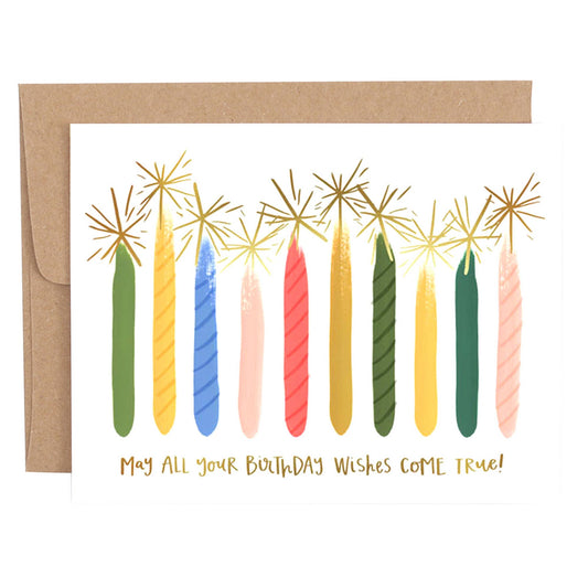 Candle Birthday Card
