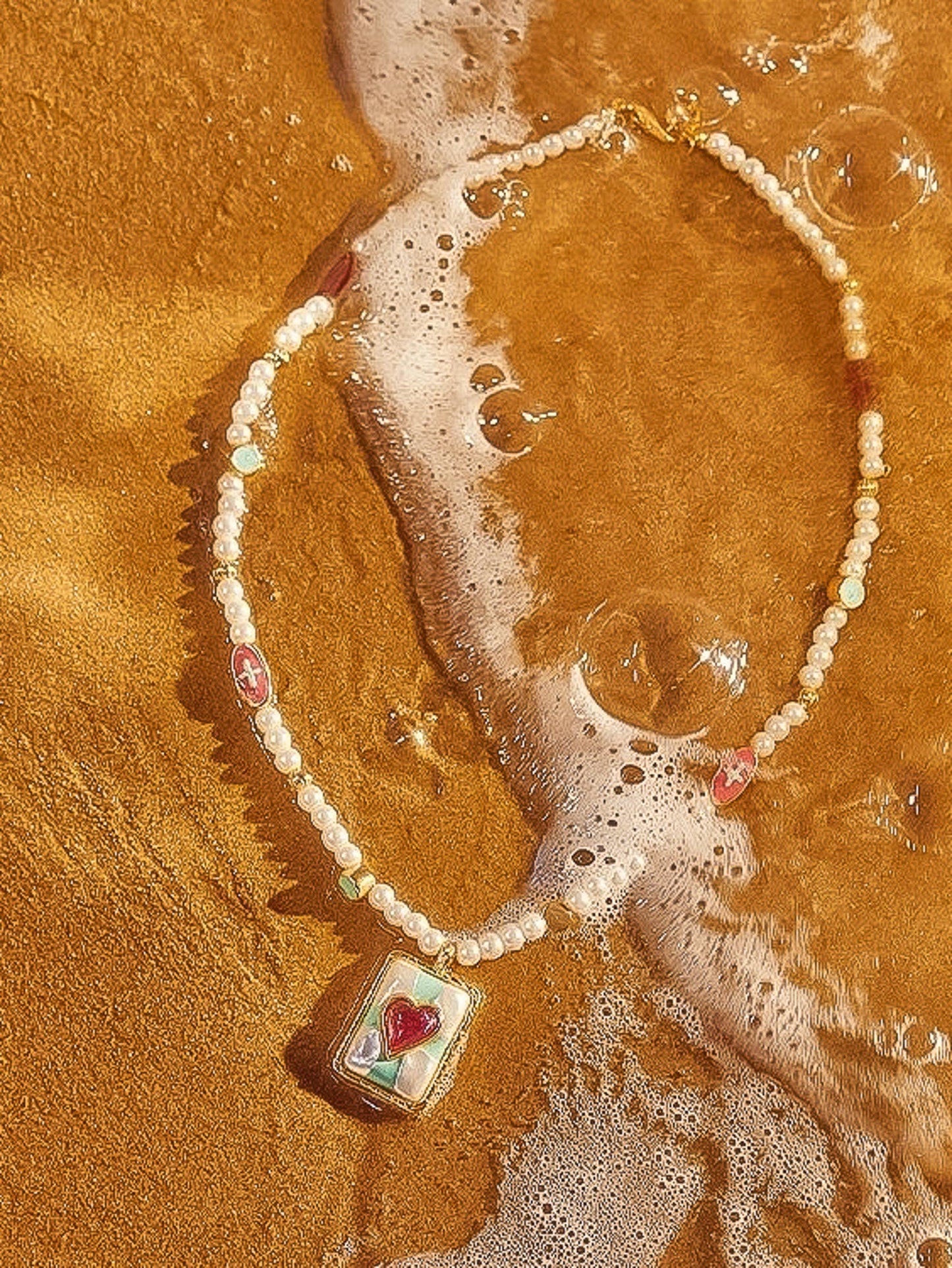 Clementine Heart Necklace