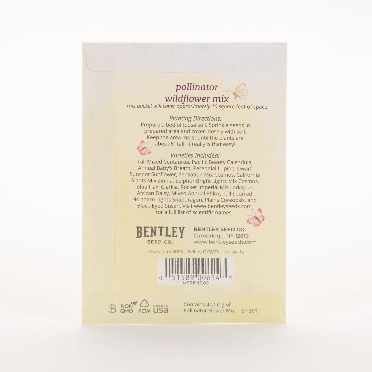 Appreciation Pollinator - Pollinator Flower Mix Seed Packets