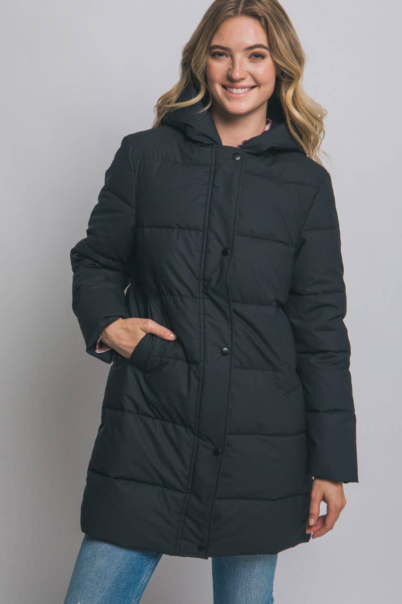 Hooded Puffer Coat