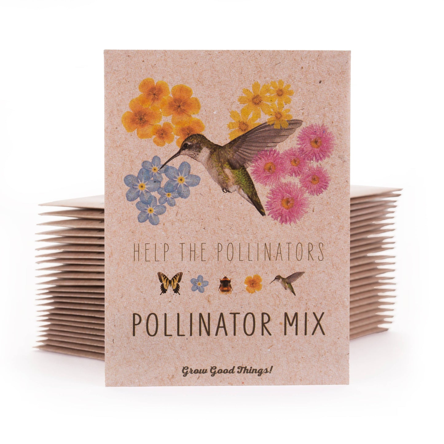 Pollinator Hummingbird - Wildflower Mix Seed Packets