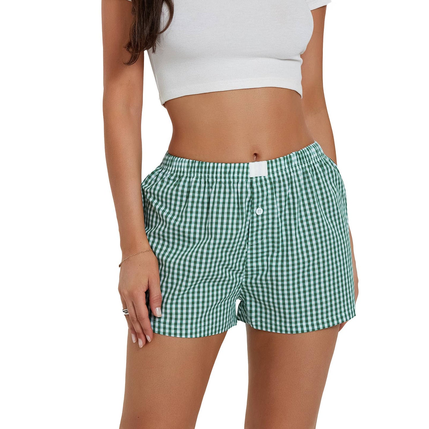Gingham Boxer Shorts