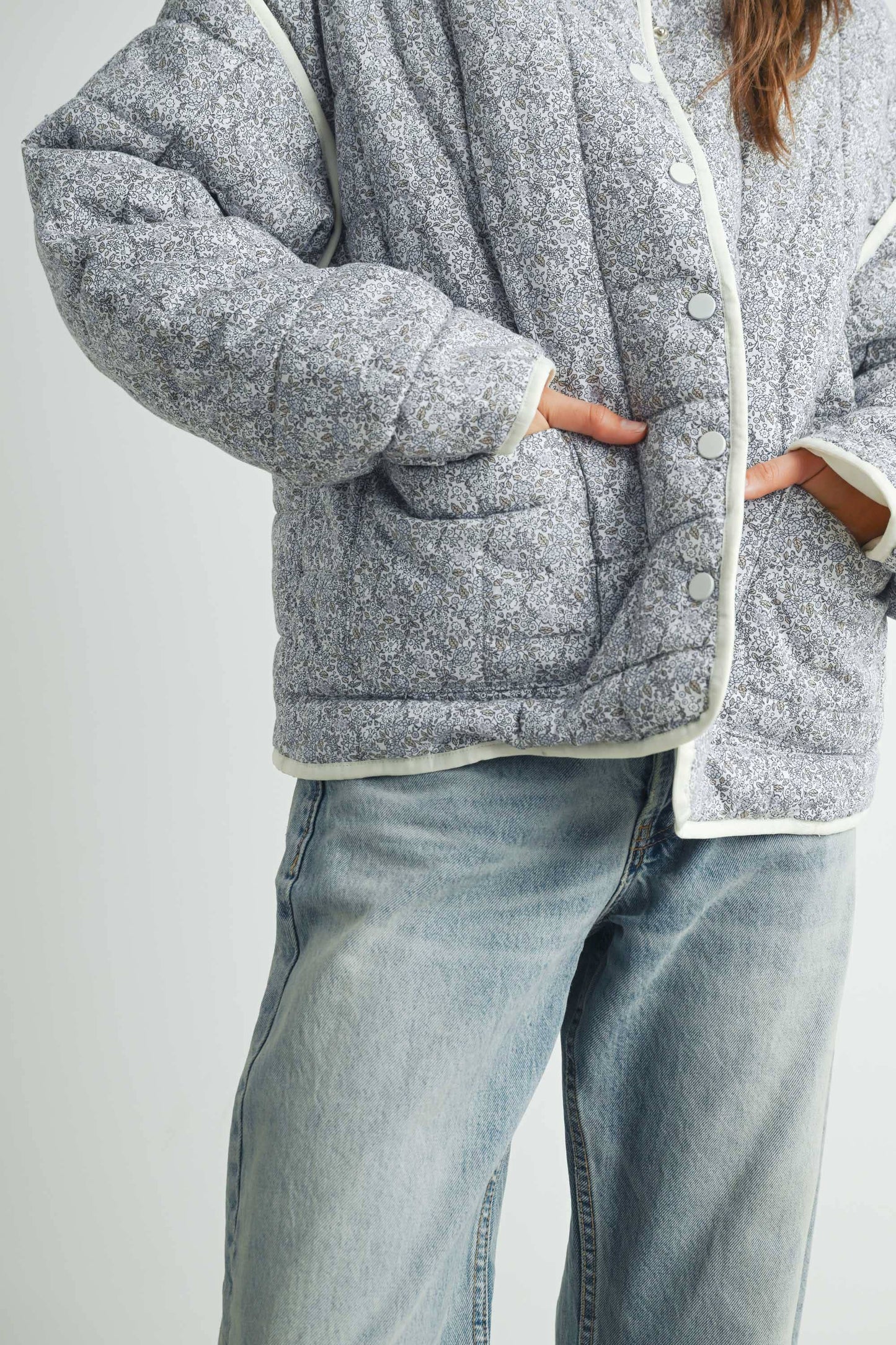 FLORAL QUILTED JACKET