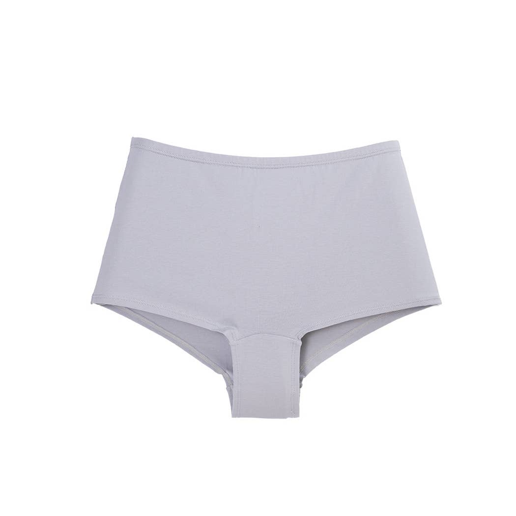 Soft Stretch Organic Cotton Boyshort Panties