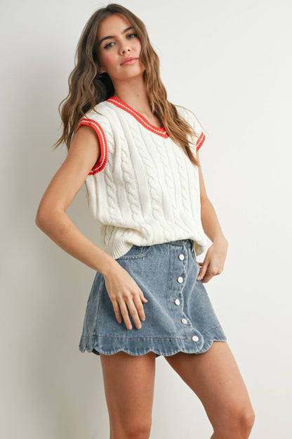 Knitted Sweater Vest