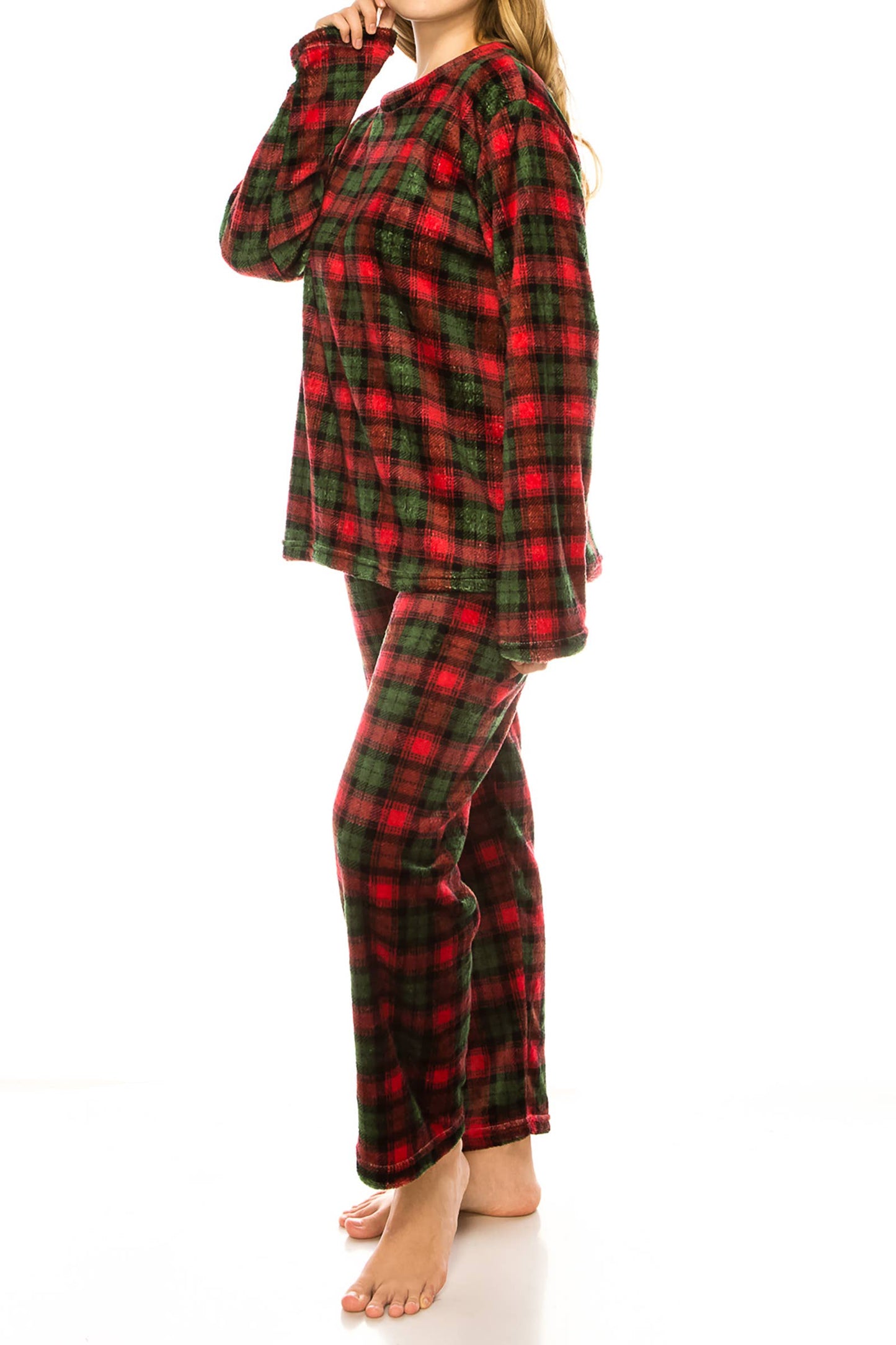 Plaid PJ Set