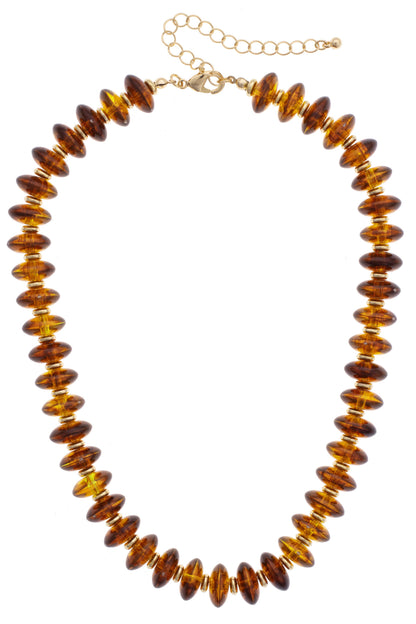 Marseille Resin Beaded Necklace