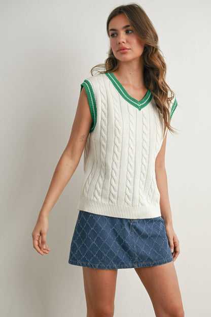 Knitted Sweater Vest