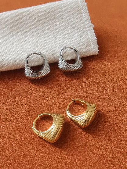 Prisme Textured Hoops