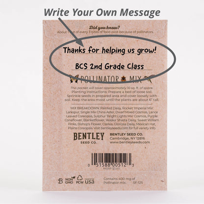 Pollinator Hummingbird - Wildflower Mix Seed Packets
