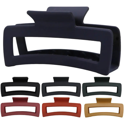 Matte darker Earth Tone Claw Clip Large