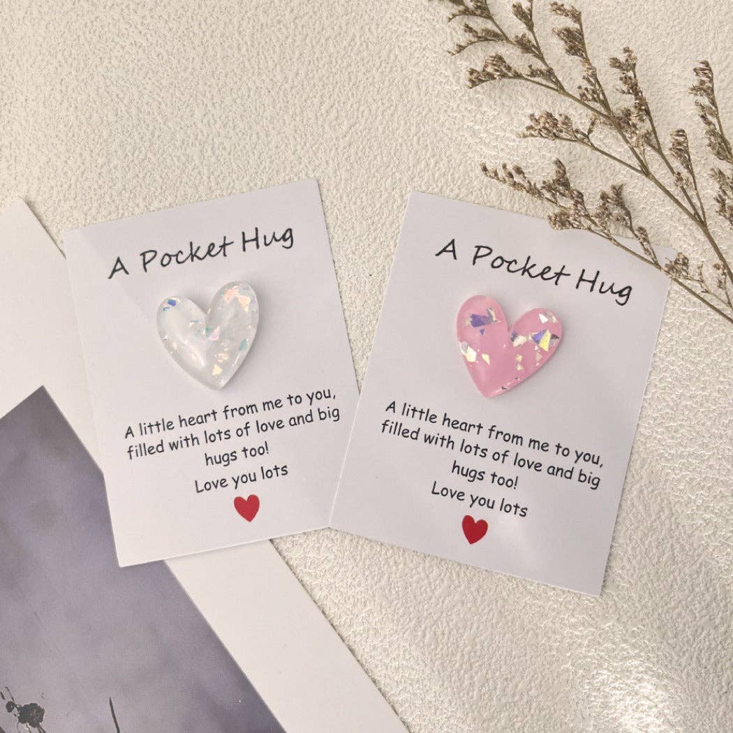 Pocket Hug Confetti Heart – Your Sparkle of Joy & Comfort