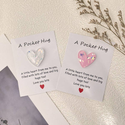 Pocket Hug Confetti Heart – Your Sparkle of Joy & Comfort