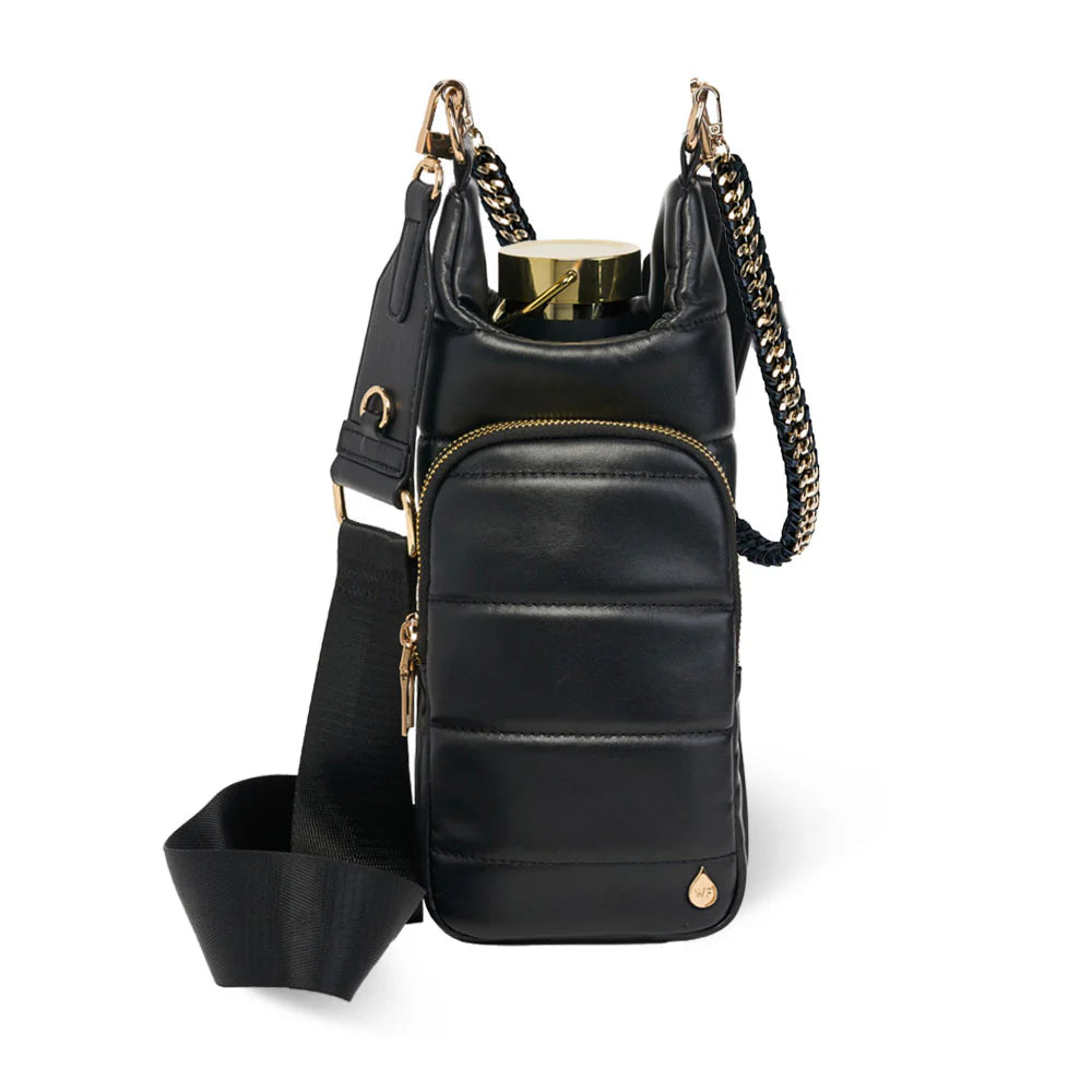 Black Vegan Leather Hydrobag