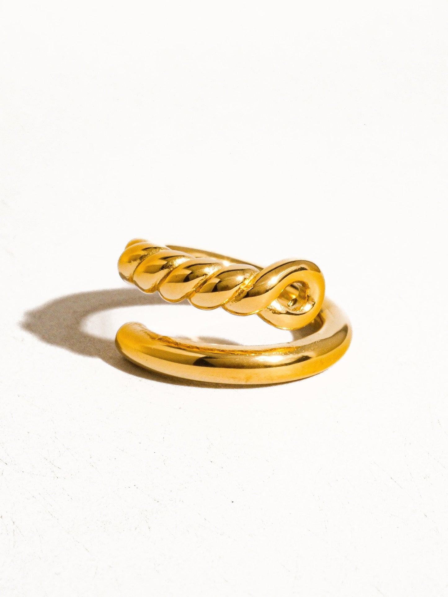 18k Gold Braided Ring
