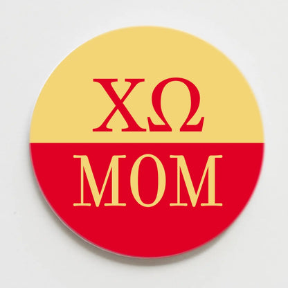 Mom's Sorority Buttons 2.25 in