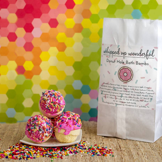 Doughnut Hole Bath Bombs
