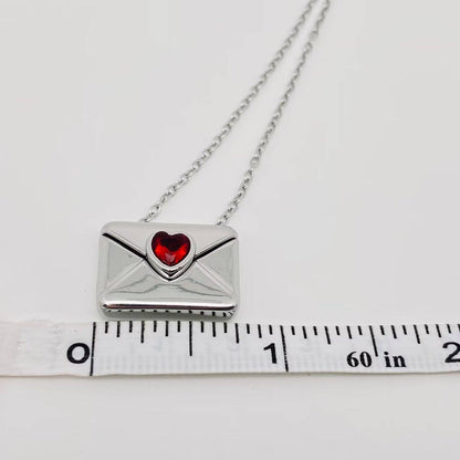 Heart Envelope Necklace