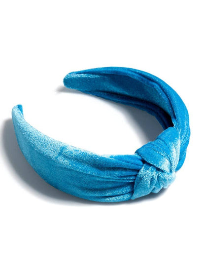 KNOTTED VELVET HEADBAND