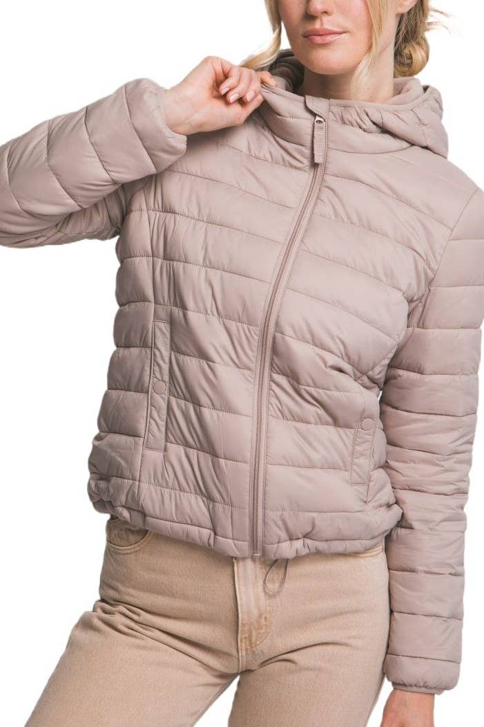Hooded Light Puffer Jacket