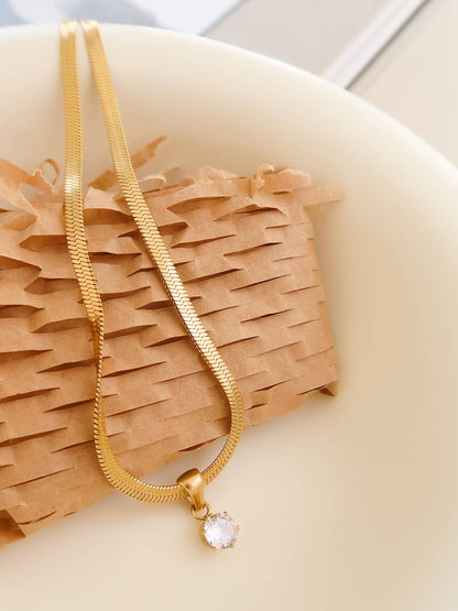 Blanc Snake Chain Necklace