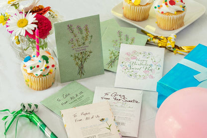Happy Birthday Sweet Pea - Sweet Pea Seed Packets