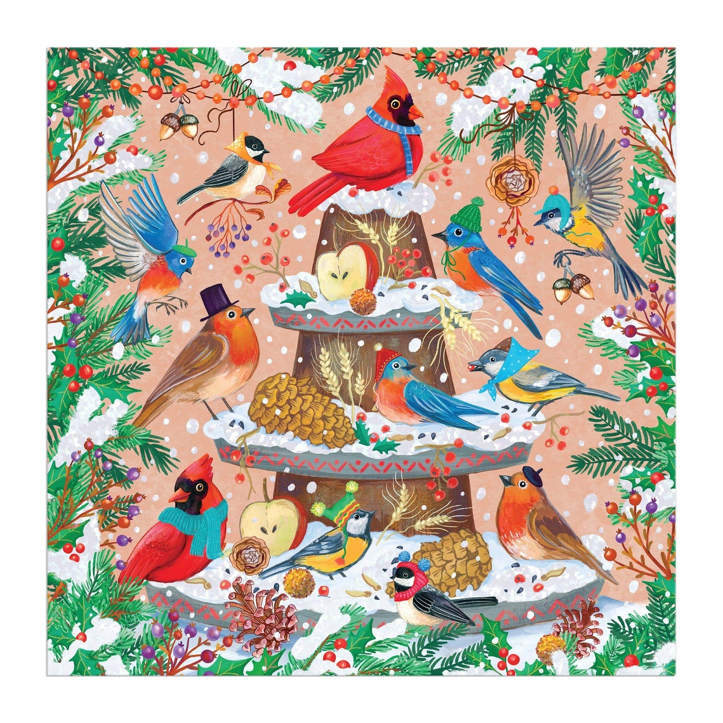 Festive Feathers 500 Piece Foil Puzzle