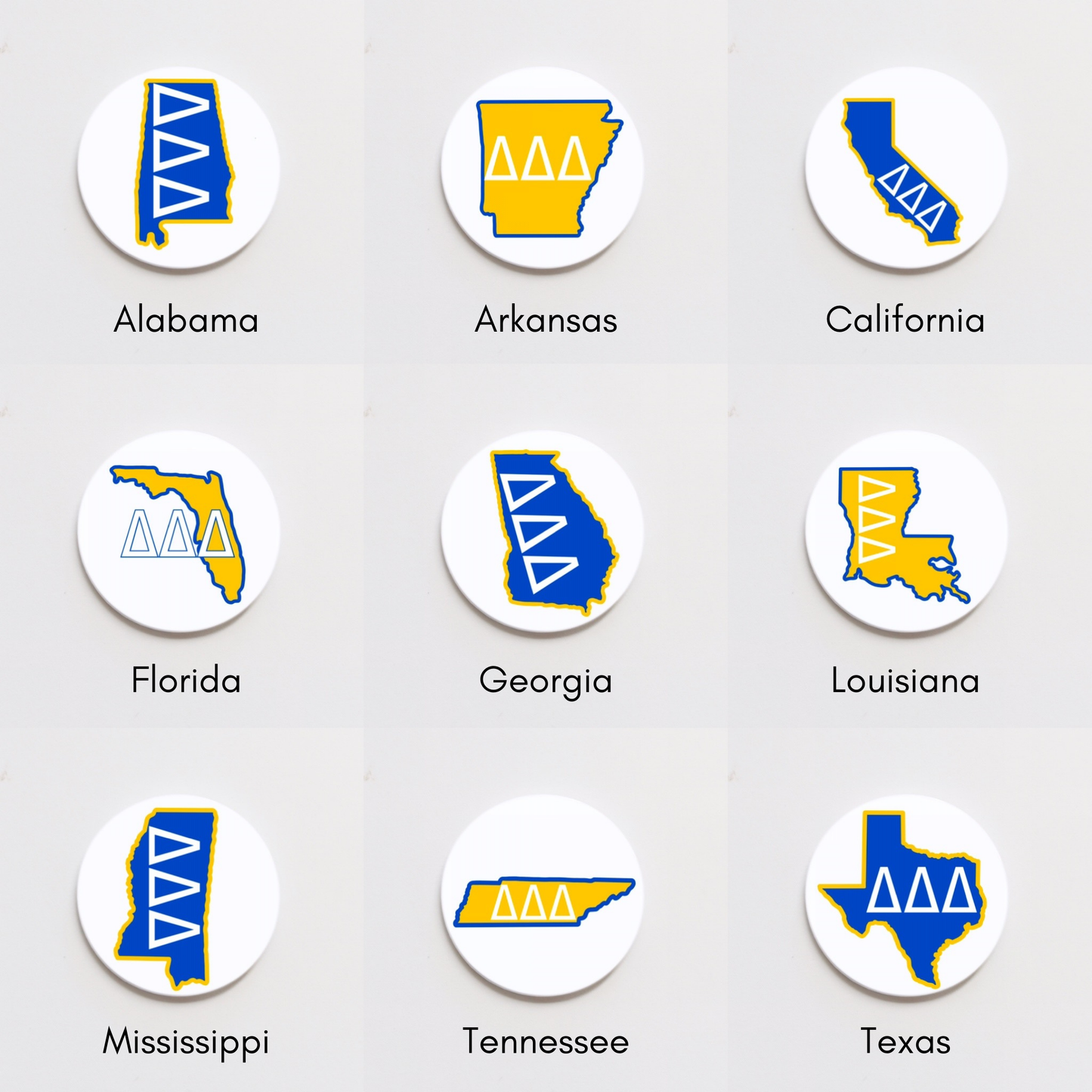 Tri Delta State Button