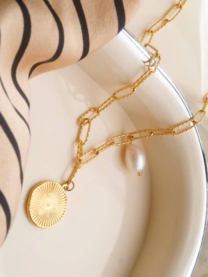 Isaline Coin Necklace