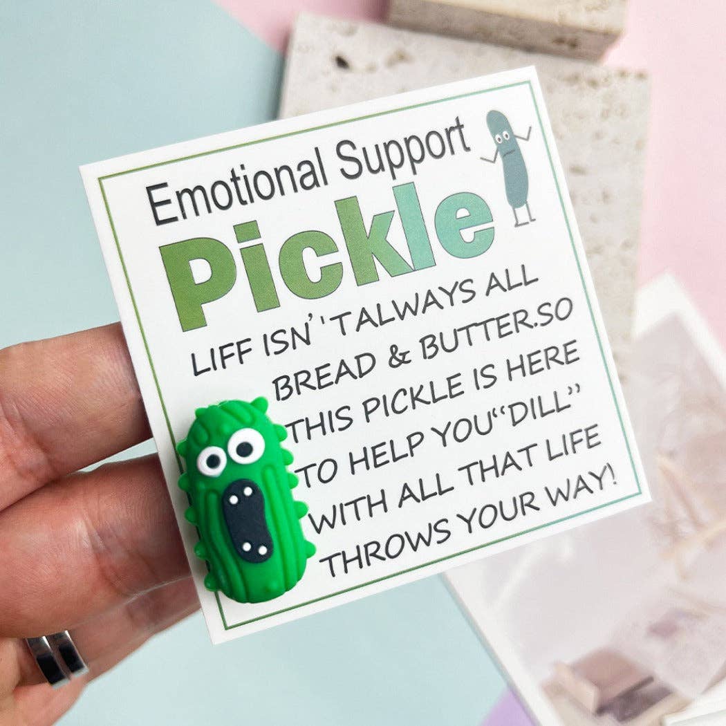 Pocket Hug Pickle Emotional Support Companion