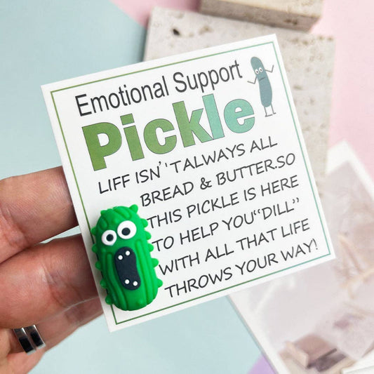 Pocket Hug Pickle Emotional Support Companion