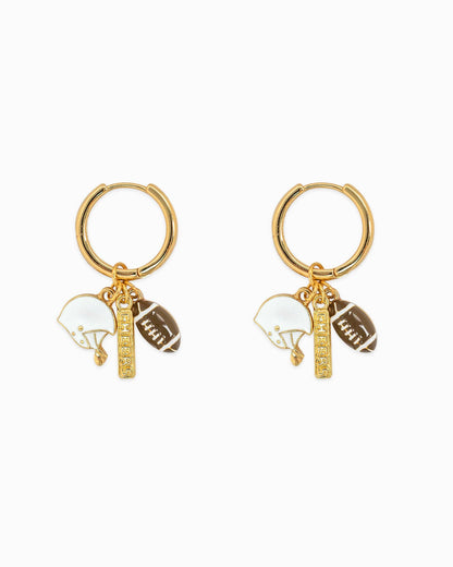 Sports Football Multi Charm Earrings