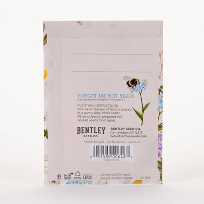 Happy Birthday - Bee - Forget Me Not Seed Packets