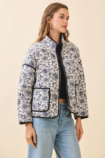 Floral Patch Jacket
