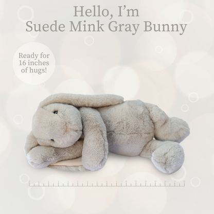 Suede Mink Bunny Plush Toy