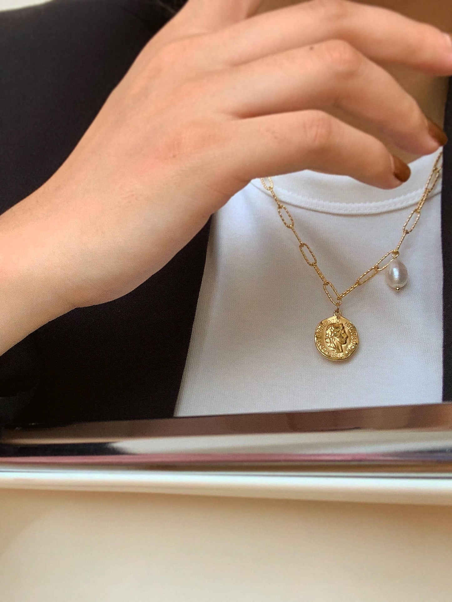 Isaline Coin Necklace