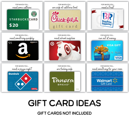 College Gift Card Box