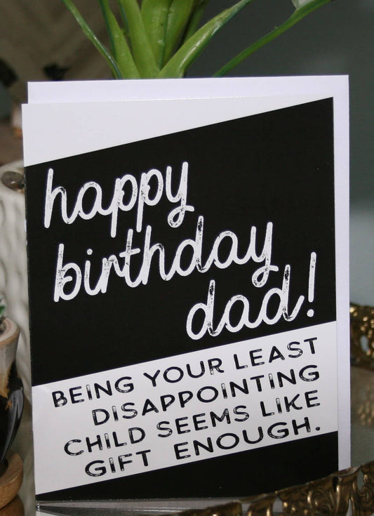 Happy Birthday Dad Card