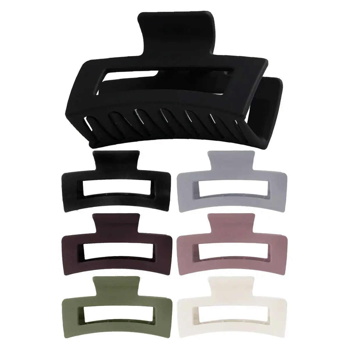 Medium Matte Neutral Claw Clip