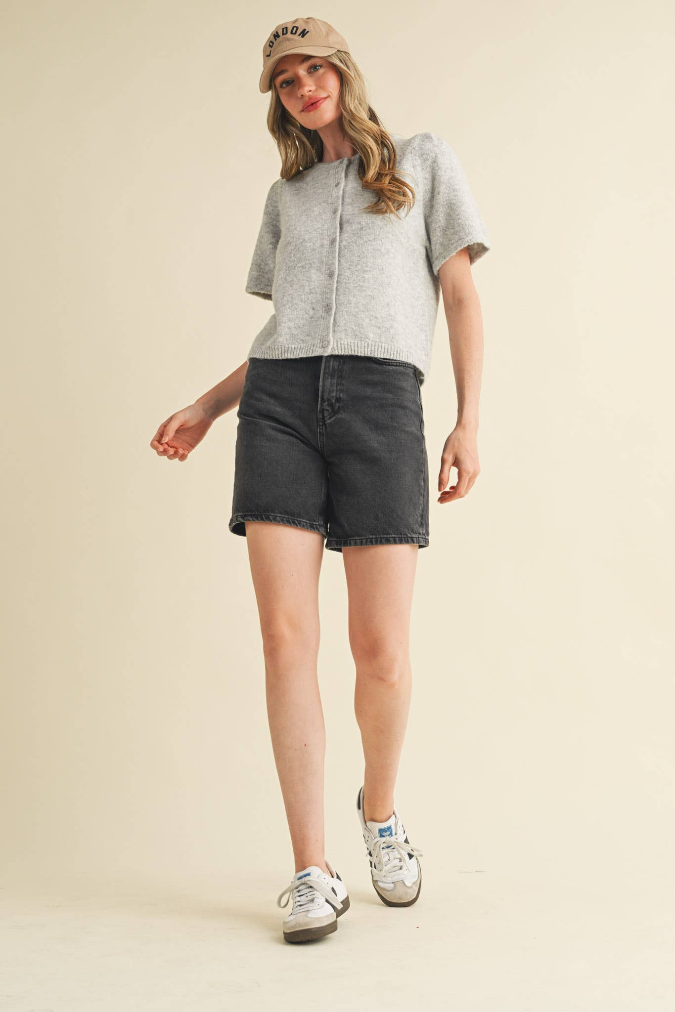 PUFF SLEEVE CARDIGAN